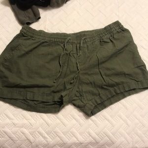 Olive shorts